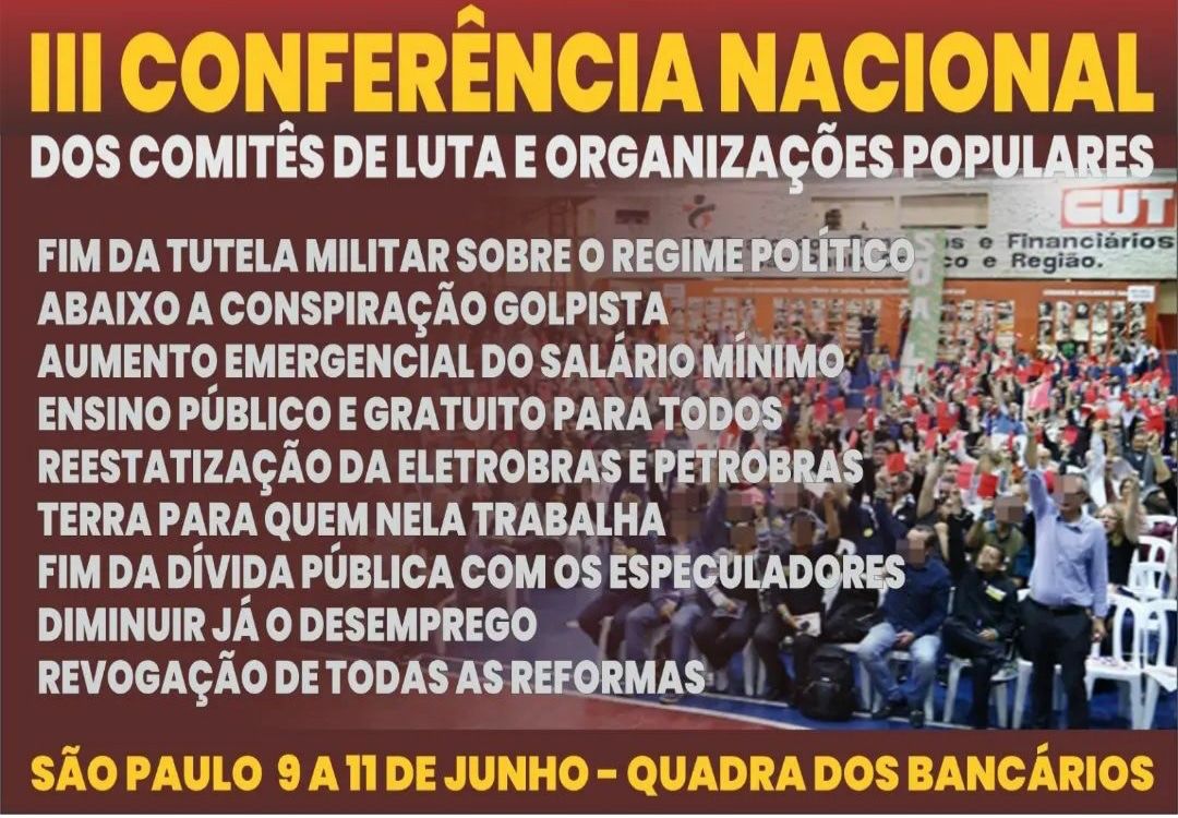 III Conferencia Nacional de los Comités de Lucha y organizaciones populares