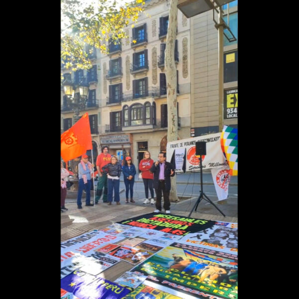 Barcelona En España, izquierda apoya acto contra los genocidas presentes en Río de Janeiro